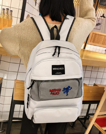 【动感地带】2020新款时尚背包女百搭动物纹潮牌包双肩包大号