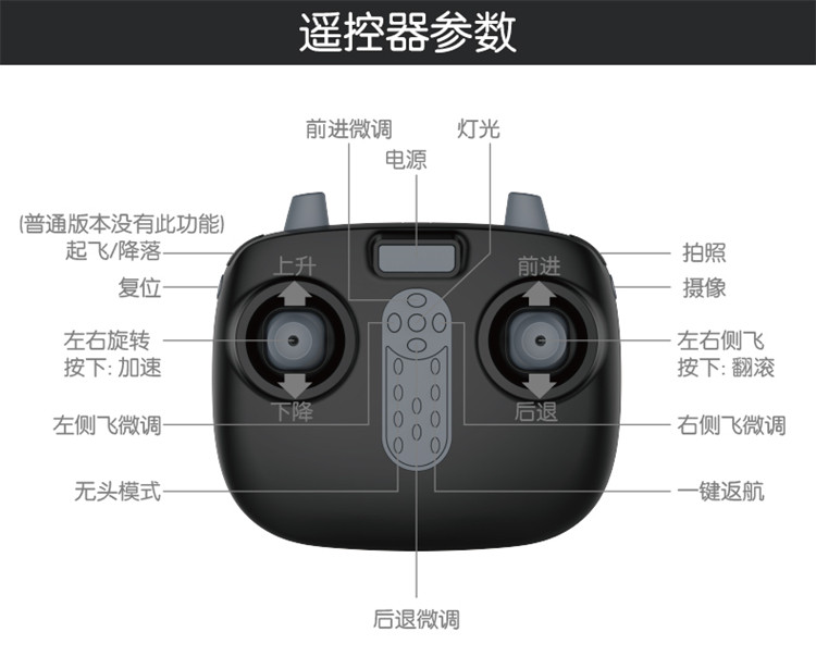 x6耐摔专业遥控飞机高清航拍无人机儿童直升机小飞机飞行器玩具