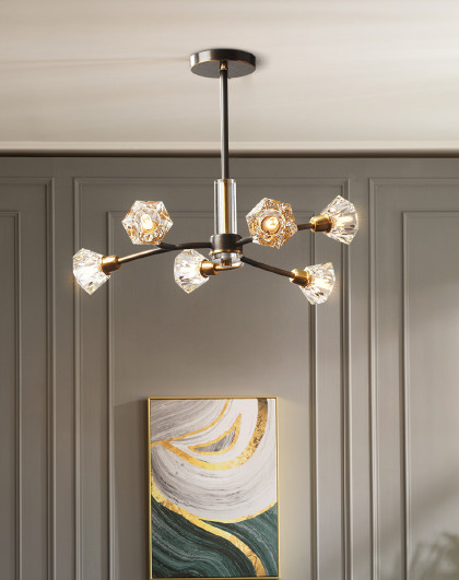 雷士照明轻奢led吊灯现代创意网红客厅餐厅灯温馨卧室灯饰