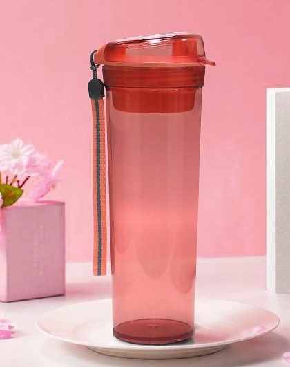 特百惠 600ml晶彩max水杯大容量塑料杯运动水杯儿童学生随手杯