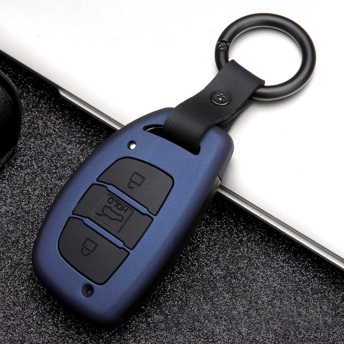 华饰 适用现代ix35钥匙套领动名图朗动瑞纳ix25全包汽车钥匙包保护壳