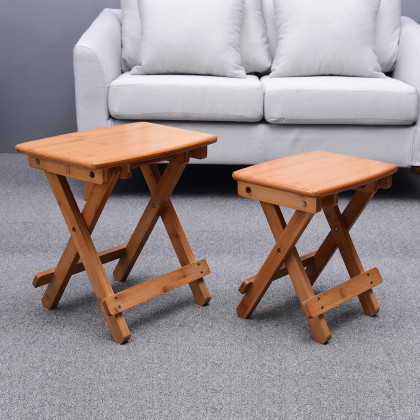 折叠凳纳凉凳楠竹实木户外凳马扎子便携式小板凳小矮凳子换鞋凳