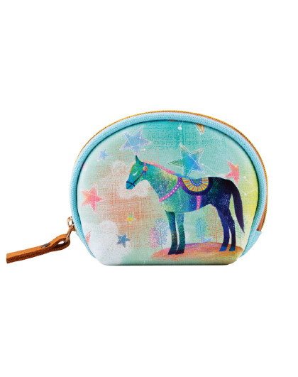 笛莎deesha2018新款女童儿童硅胶爱心零钱包6-12岁