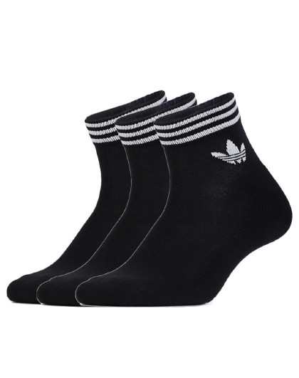 阿迪达斯袜子舒适耐磨运动袜吸汗透气男女短袜