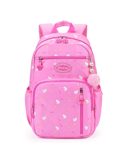 迪士尼书包小学生女童1-4年级公主女孩儿童减负双肩背包