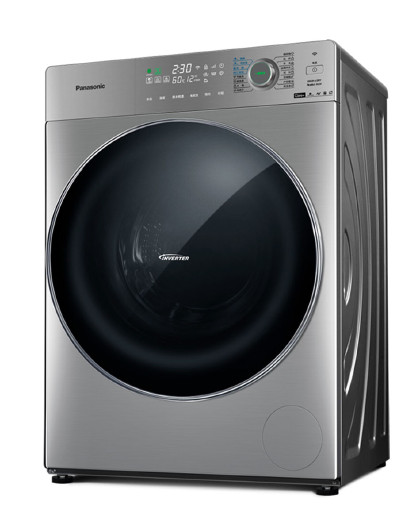 松下10公斤光动银除菌bldc变频滚筒洗衣机xqg100-naew