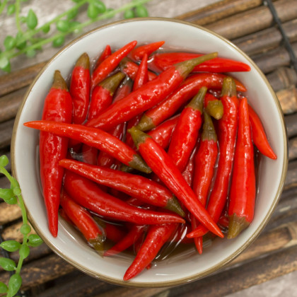 四川新繁泡菜 泡红椒 泡朝天椒 泡小米椒红米椒350g