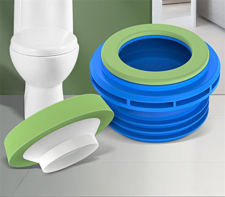 马桶法兰密封圈防臭圈加厚坐便器底座下水通用配件加长橡胶圈防漏