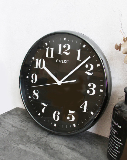 日本精工钟表简约时尚客厅钟表办公静音创意时尚石英钟挂钟