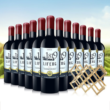 利枫1819城堡干红葡萄酒法国原装进口红酒15度葡萄酒750ml