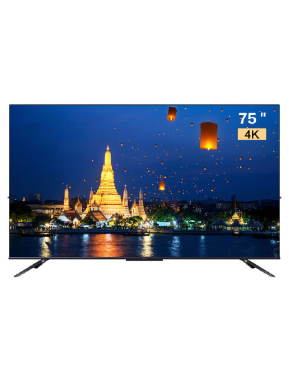 海信 75e5d 75英寸4k超清ai声控全面屏电视机memc运动防抖