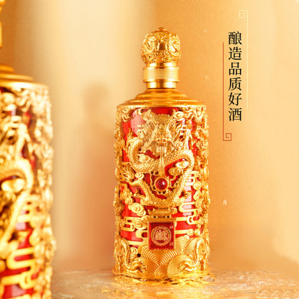 【龙年好酒礼盒】白水杜康龙尊u90年份封坛浓香型52度白酒整箱6瓶