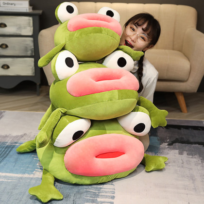 红唇蛙毛绒公仔玩具玩偶布娃娃夸张大嘴可爱创意整蛊床上沙发抱着