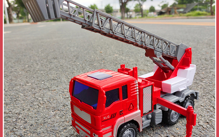 超大号6只车儿童玩具消防车模型惯性工程男孩玩具车