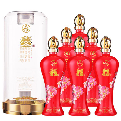 五粮液股份有限公司 囍酒 52度 国色天香浓香型白酒