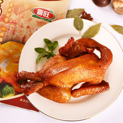 烤鸡500g即食年货代餐熟食真空包装整只烧鸡食品美食