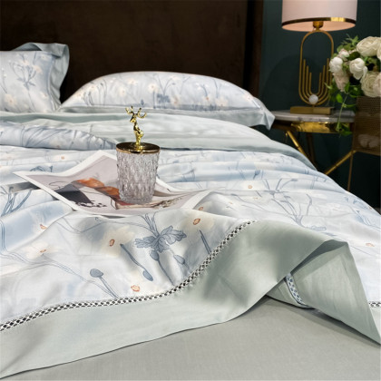 首页 >盘丝>高端双面60支兰精天丝印花夏凉被水洗空调被子薄双人夏被