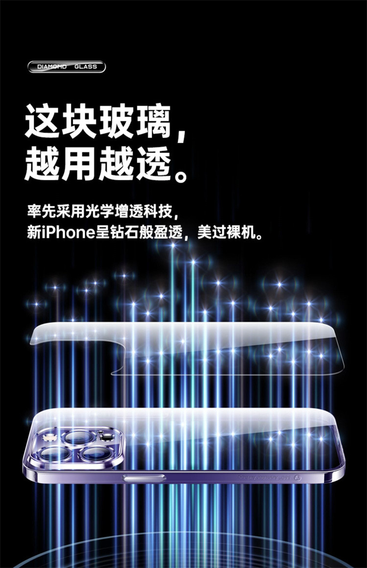苹果15promax手机壳iphone14pro新款13透明玻璃12防摔11镜头全包