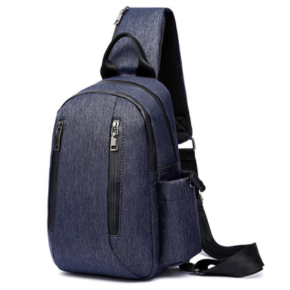 胸包男斜挎包休闲单肩包男士包包时尚运动小背包韩版