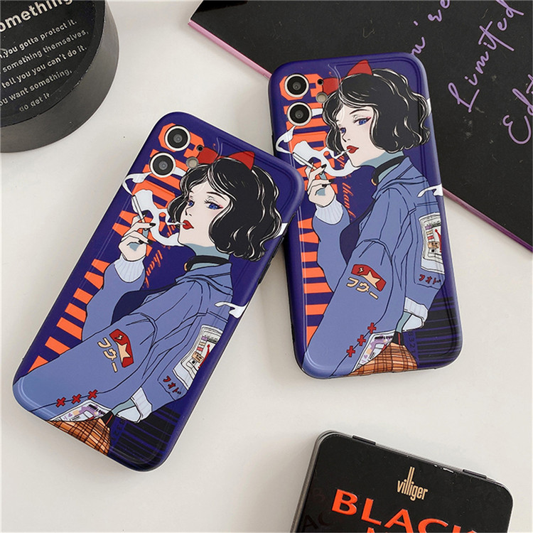 ins朋克风白雪公主适用iphone12/11promax/mini手机壳x苹果7/8p女