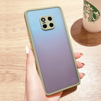 华为mate20pro肤感纯色新款潮牌网红超薄款全包硅胶防