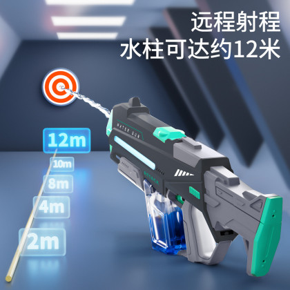 超大号电动连发儿童水枪玩具自动吸水大容量喷水男女孩戏水沙滩