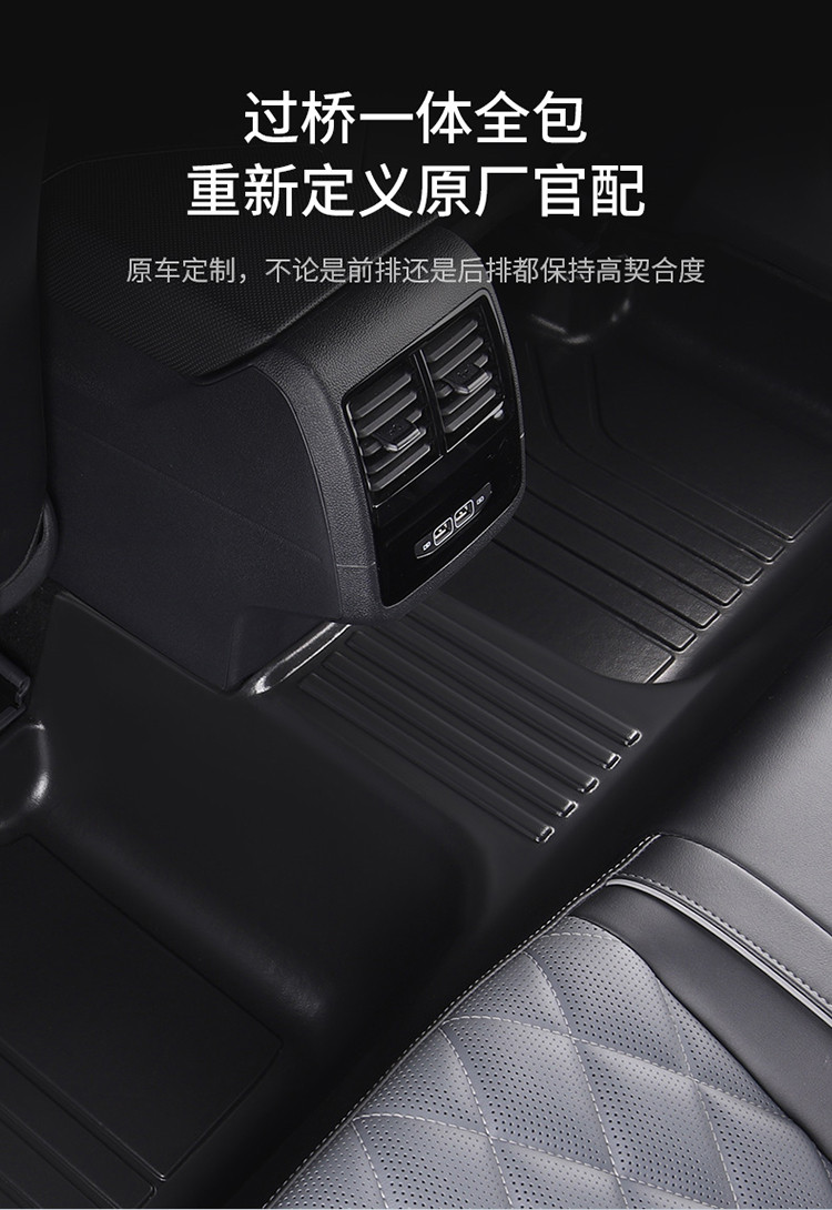 适用于日产尼桑轩逸天籁楼兰奇骏逍客劲客蓝鸟tpe汽车脚垫全包围