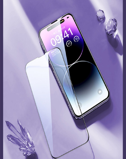 适用苹果14康宁钢化膜苹果13全屏保护高清防尘大猩猩玻璃贴膜
