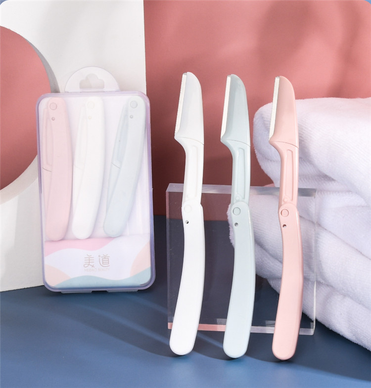 新款修眉刀安全型眉毛防刮伤套装初学者男士女士专用刮眉刀片正品