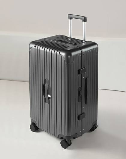 上翻盖铝框女行李箱20寸登机箱旅行箱万向轮拉杆箱摄影工具密码箱