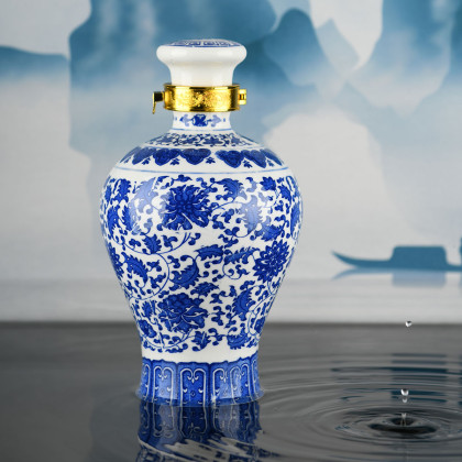 凤凰情 青花礼盒 52度兼香型白酒 1000ml*2大坛白酒礼盒装