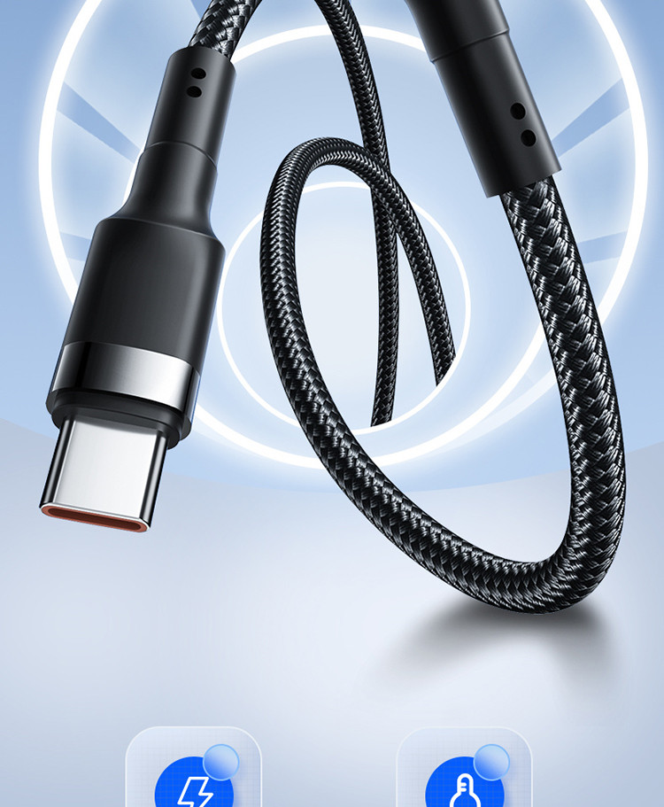 双typec数据线双头pd快充适用华为小米苹果手机闪充充电线