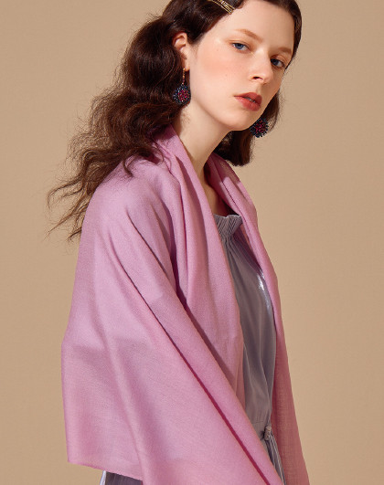 shes茜子浪漫烫钻许愿树百搭羊毛披肩围巾