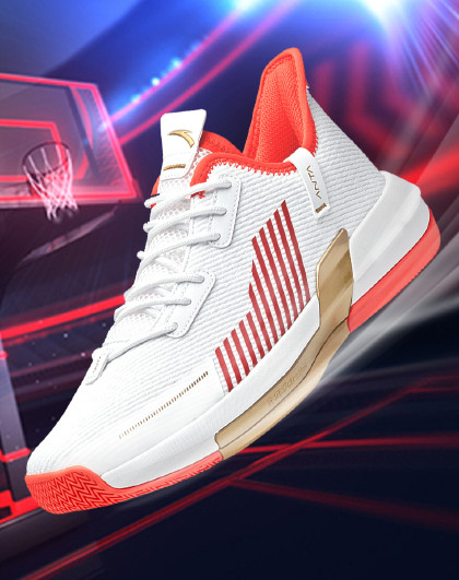 安踏激光篮球鞋男运动鞋低帮实战球鞋