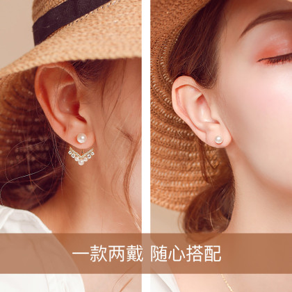 耳环耳饰珍珠耳环耳坠耳环长款时尚女士耳坠