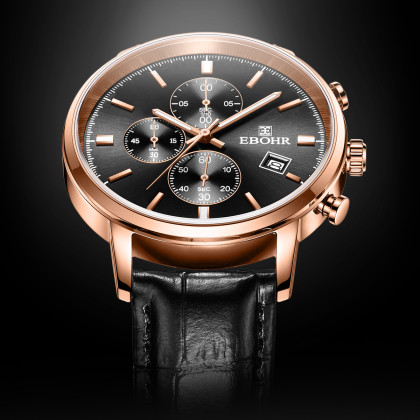 飞驰系列潮酷国潮三眼计时多功能运动手表学生男士石英5632