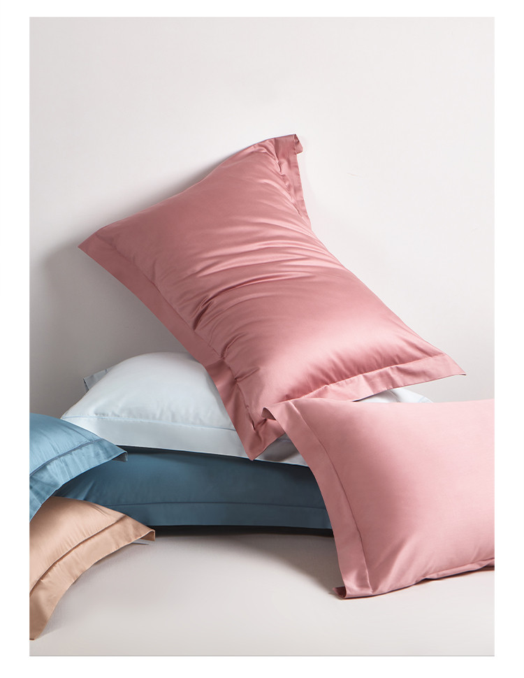 全棉酒店风枕套对装家用枕套48x74cm一对纯棉单人双人枕套