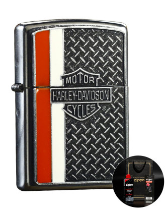 商品编码:28732 火机油133ml 火石 礼袋zippo哈雷路面标志-送礼