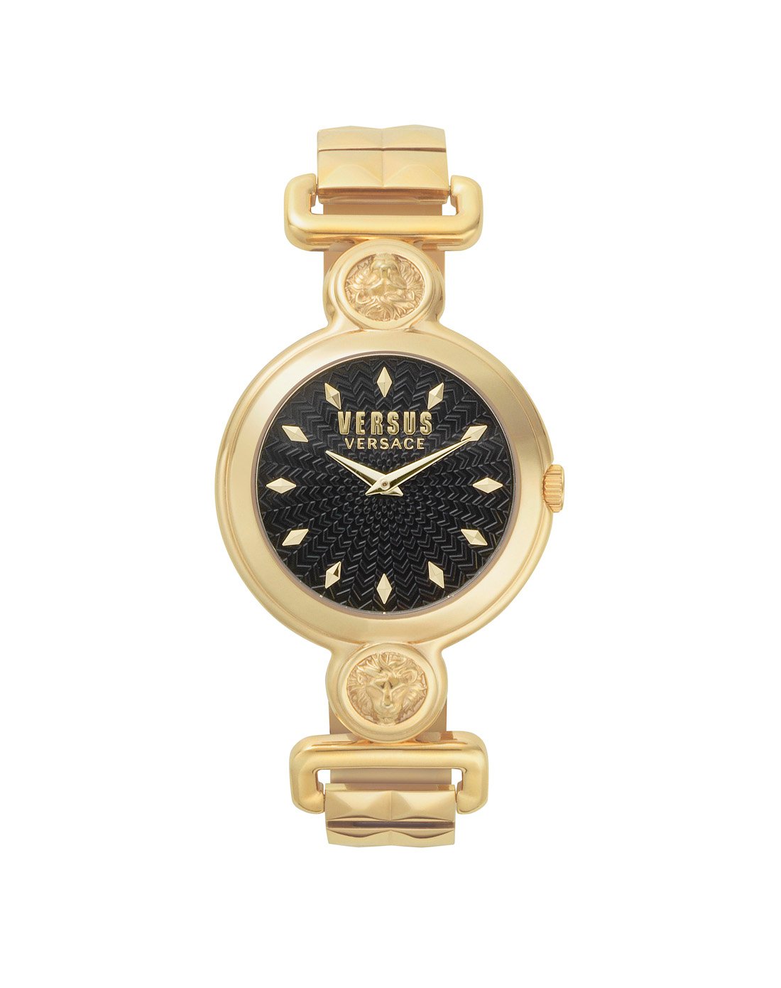 女款sunnyridge系列雕花细致奢华表盘精钢带石英腕表