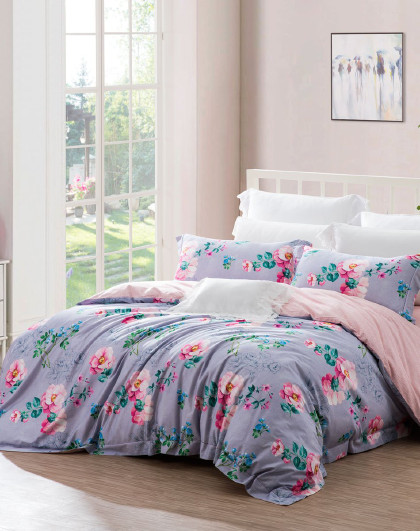 dinosaur床上用品 纯棉全棉四件套田园花卉 舒芙蕾 床上四件套