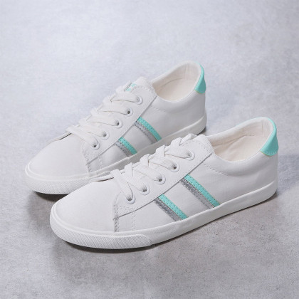 街拍休闲鞋女款低帮帆布鞋