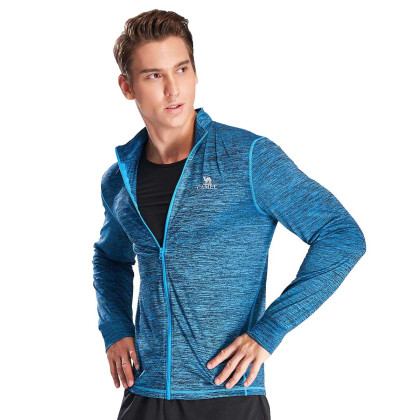 骆驼运动男式外套春夏立领短款针织休闲跑步情侣运动开衫外套男