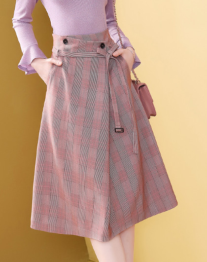 女装网纱百褶裙夏季2020年新款高腰蕾丝裙子中长款半身裙