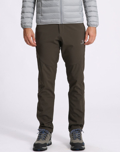 骆驼户外春秋款徒步旅行郊游野营运动登山裤 女款软壳裤