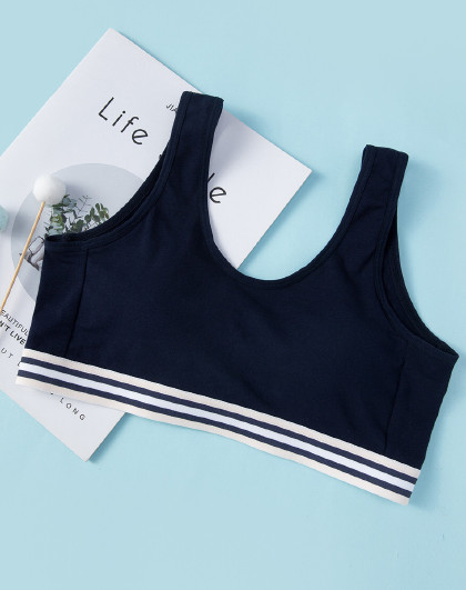 单件装青春期背扣式少女文胸罩运动内衣