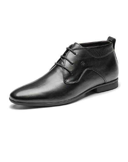 宾度气质头层牛皮休闲皮鞋百搭经典帅气男鞋