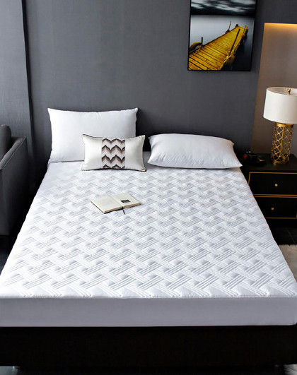 水晶绒印花床笠防滑固定珊瑚绒印花床罩法兰绒席梦思床垫套子