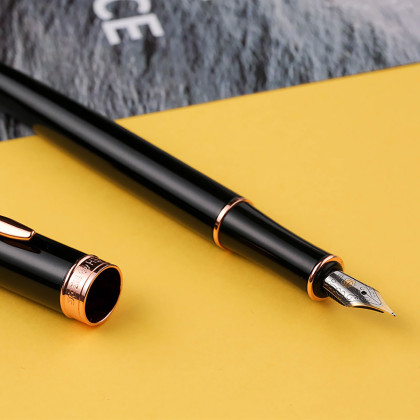 英雄(hero)850铱金尖学生书写墨水笔钢笔