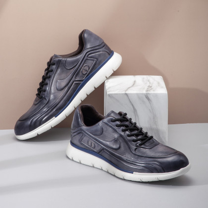 【专柜同款】cd氧吧鞋小牛胚舒适cd男鞋皮鞋百搭运动休闲鞋