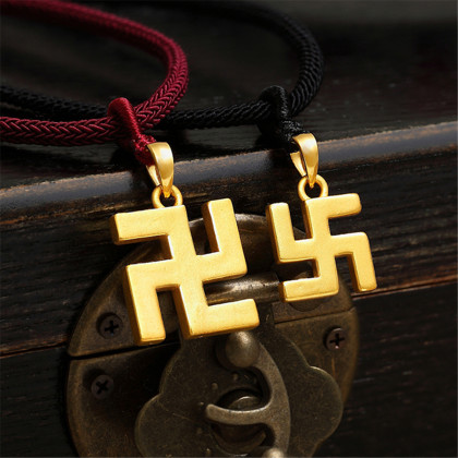 部分商品不可用)尺码万字符吊坠 大号【配红色绳】万字符吊坠 大号